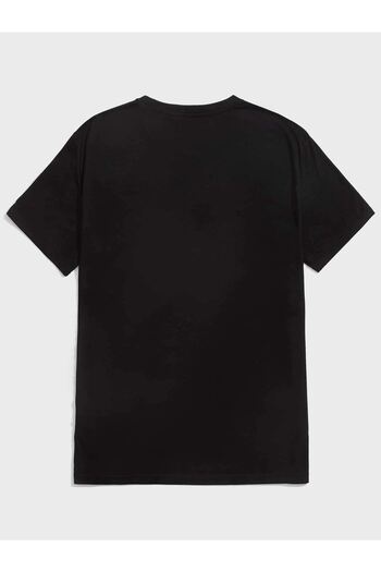 DUBU BUTİK Bird Minimal 2-Piece Multi Combination T-shirt - Gray Black Printed Oversize Crew Neck