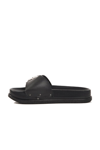 Pierre Cardin Μαύρες ελαφριές γυναικείες παντόφλες PC-7424 Z