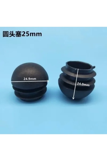 Choice 8Pcs 25mm 4/8pcs Chair Leg Caps Round Steel Pipe Plug Table Feet Mat Floor Silent Protector Pads Cha