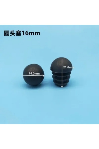 Choice 4Pcs 16mm 4/8pcs Chair Leg Caps Round Steel Pipe Plug Table Feet Mat Floor Silent Protector Pads Cha