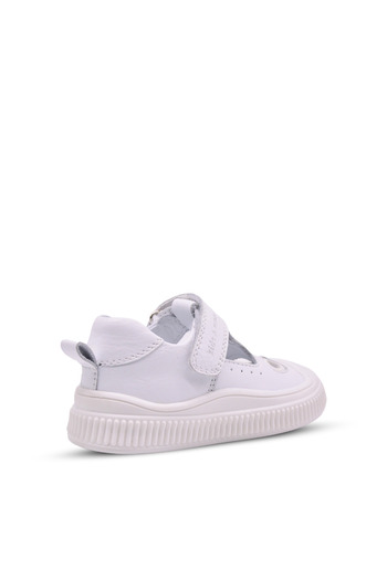 kids A more Joy Baby Girl and Boy Genuine Leather Anatomical White Casual Shoes