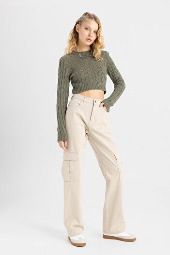 DeFacto Coool Regular Fit Crew Neck Sweater - B1750ax23wn