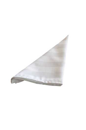 Kotonia Home Set of 10 Kotonia Home Hotel table napkins, 100% cotton, Damask (wide stripes), size 35x45 cm