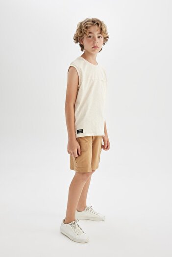DeFacto Boy's Cargo Pocket Shorts B5868A824HS