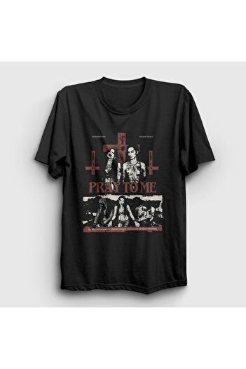 Presmono Μοντέλο μπλουζάκι Unisex Black Pray To Me 529307 ττ