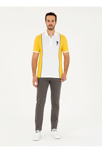 U.S. Polo Assn. U.S. Polo Assn Polo Collar Zipper Regular Fit Men's T-Shirt