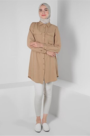 Alvina BUTTONED TUNIC WITH BUTTON WITH WAIST 43890