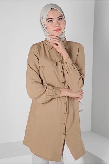 Alvina BUTTONED TUNIC WITH BUTTON WITH WAIST 43890
