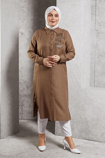 Alvina Long Embroidered Tunic - 45061