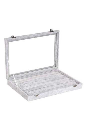 Generic East Lady Velvet Jewelry Organizer Case