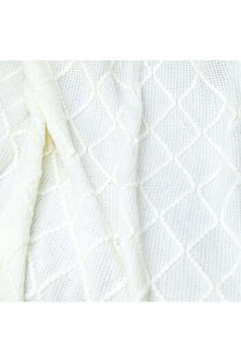 Alhabib bedding Dan Shawl Light Cream Blanket 130 x 170 cm