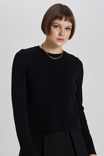 DeFacto Regular Fit Crew Neck Knitwear Sweater C1886Ax23Wn