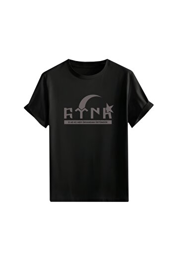 Gölge Store Turkish, Turkish and Göktürk Iconic National Printed Oversize Unisex T-Shirt 1433