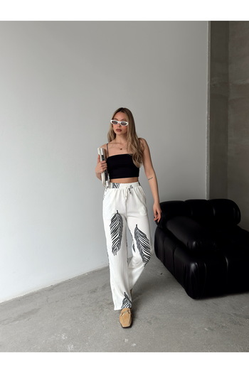 AFROGİYİM Women's Relaxed Cut Trousers