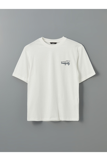 LC Waikiki Crew Neck Printed Combed Cotton Men's T-Shirt