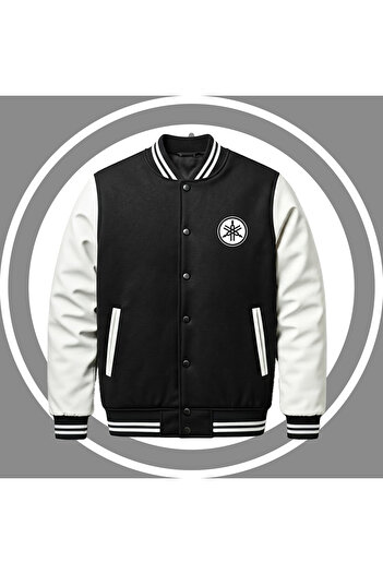 Edizen Yamaha R7 Premium Bomber College Jacket Unisex Oversize 100% βαμβάκι