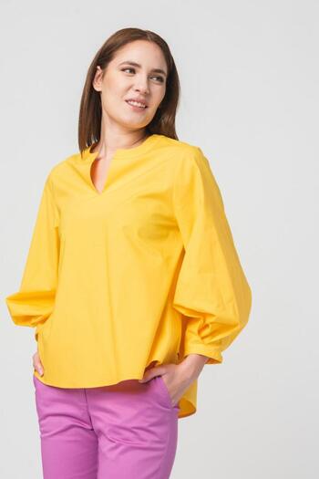 Pegas Long Sleeve Cotton Dressy Blouse
