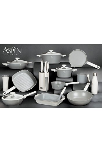 Berlinger Casserole with titanium surface and lid 24 cm Aspen Collection