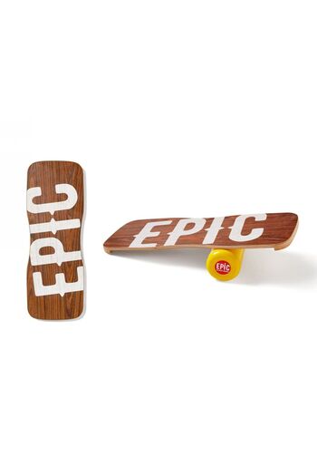 Epic Wood Blow Balance Board with Roller