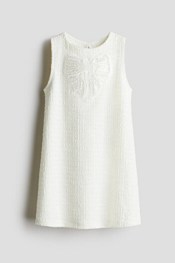 H&M Bukle Dokuma Elbise