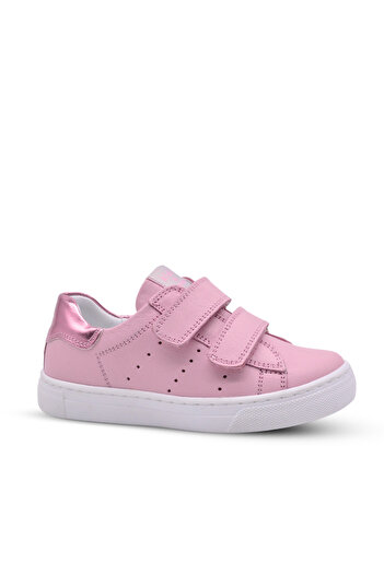 kids A more Papillon Double Velcro Leather Girls' Shoes Powder