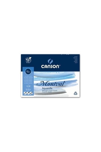 Canson Montval Aquarelle Watercolor Notebook 12 Yp. 18X25-300G