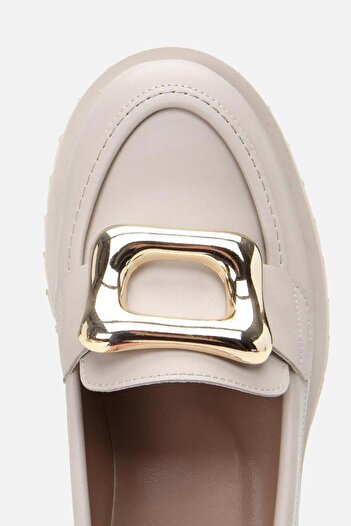 Yaya by Hotiç Bej Kadın Loafer Ayakkabı 01AYY307980A310