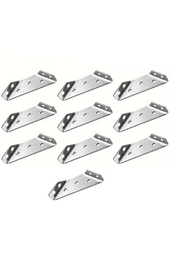Choice 10PC 10/20/40/50pcs Thickened Stainless Steel Angle Code 90 Degrees Right Angle Fixed Bracket Furnit