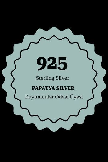 Papatya Silver 925 Ayar Renkli Taş Sıvama Sallantılı Yıdız Gümüş Hadise Halhal
