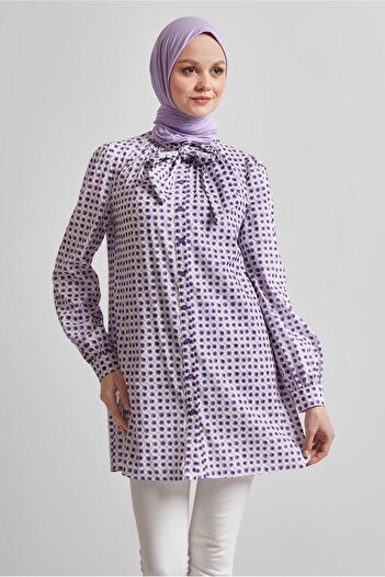 Alvina Patterned Tunic Model No: 45400