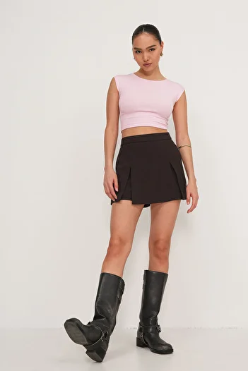 Addax Fustă mini Short Slit E8353-P11