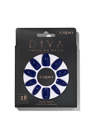 Cupio Set unghii false Cupio Diva - Dark Blue