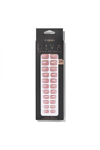 Cupio Set unghii false Cupio Diva - Gold Mirror