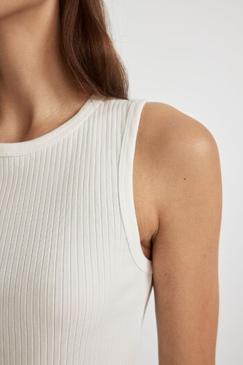 DeFacto Slim Fit Dar Kesim Halter Yaka Fitilli Kaşkorse Atlet A8859ax24sp