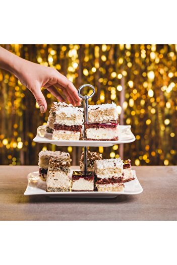 Ambition Tiered cake stand, 2 levels, Fala