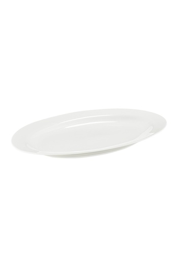 Ambition Platou oval 35.5x21cm, Aura White