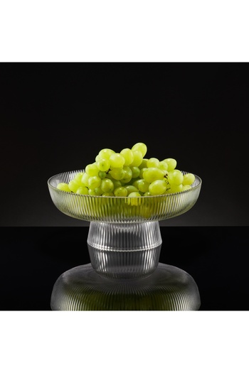Ambition Suport tort cu talpa 25cm, sticla, transparent, Curly