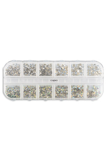 Cupio Cutiuta cu ornamente unghii Clear as Crystal