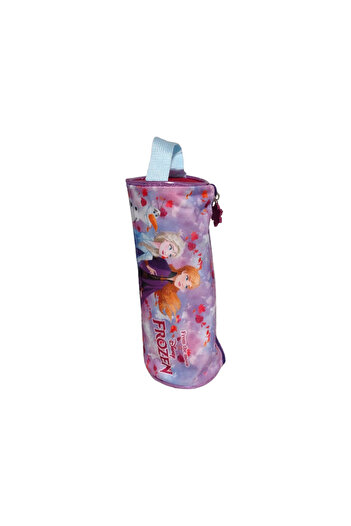 Frozen Multicolored pencil case with handle, 23x8 cm, zipper closure, Frozen