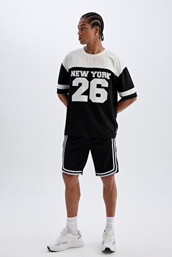 DeFacto Μπλουζάκι ποδηλάτου Oversize Fit DeFactoFit A1696AX24SM