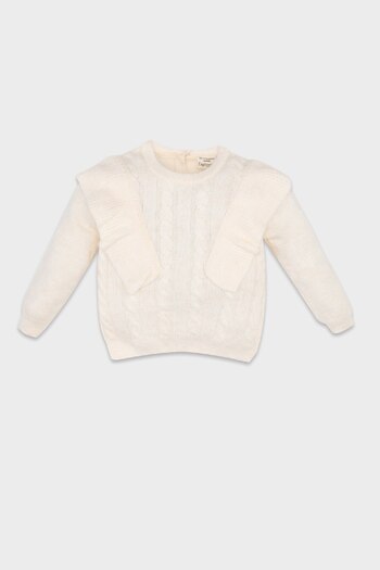 DeFacto Baby Girl Crew Neck Knitwear Sweater A4086A524Au