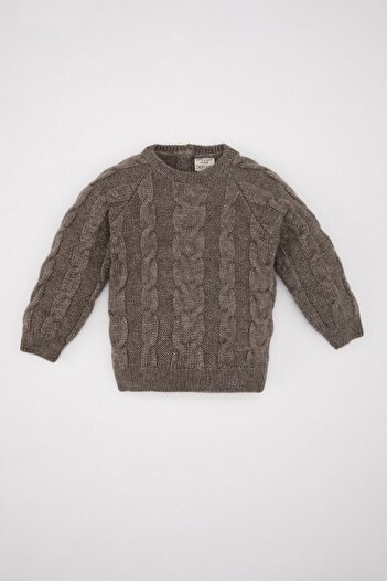 DeFacto Baby Boy Crew Neck Knitwear Sweater A3854A524Wn