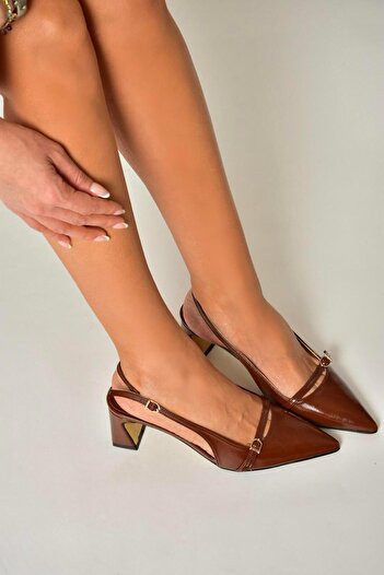Fox Shoes U 654078709   Tan Thick Heeled Women's Shoes