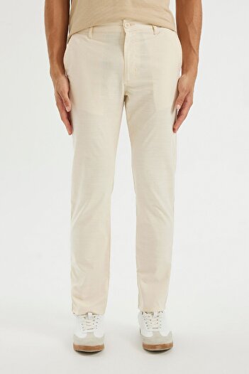 DeFacto %100 Pamuk Regular Fit Normal Kesim Yazlık Düz Paça Chino Kanvas Pantolon D1526ax24sm