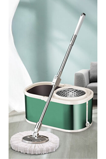 OEM Arvada MagicClean stainless steel spin mop bucket set with 360 degree rotation