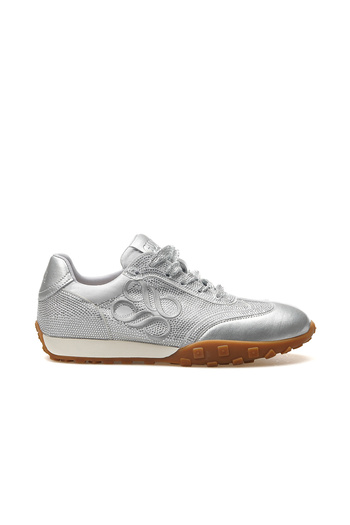 Guja Women's Stone Detailed Sneaker Casual Shoes 25Y 25Y318 Z Silver
