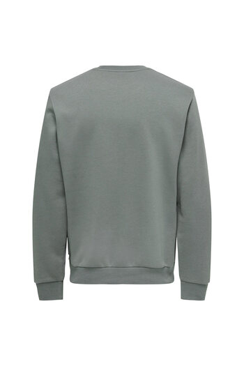 Only & Sons Onsceres Crew Neck Gray Slider