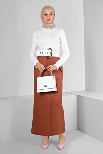 Alvina BUTTON DETAILED SKIRT 60361