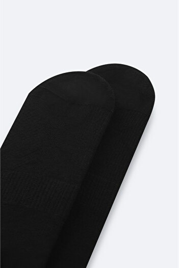 Avva Men's Black Bamboo Booties Socks B008530