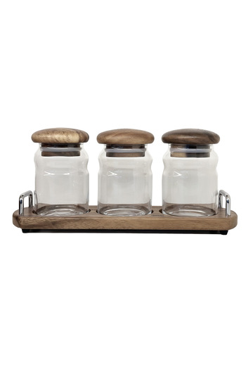 Billi Multip-urpose spice rack made of natural Thai wood. 4 pieces.